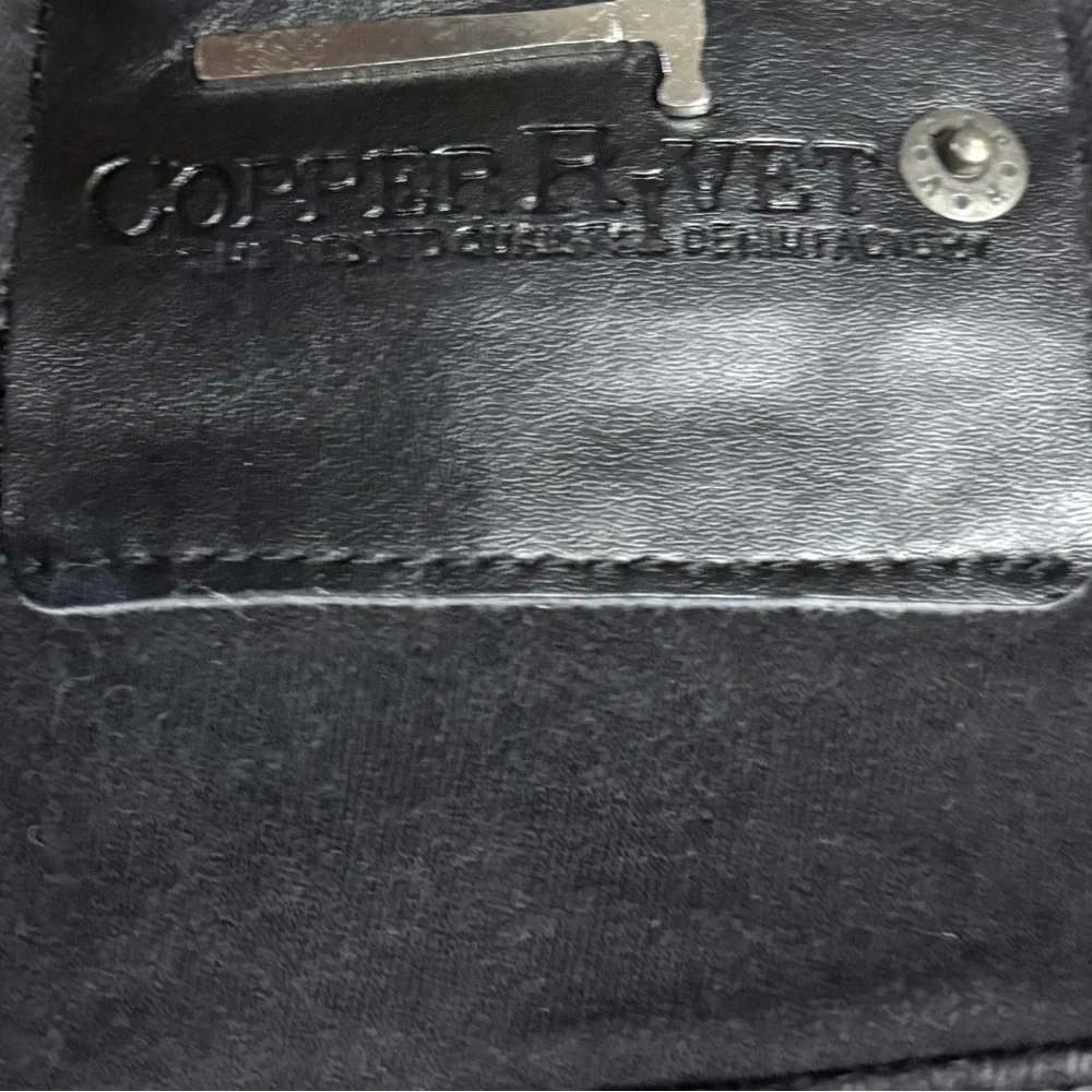 Copper Rivet ~ Jeans ~ Men’s ~ Slim Fit ~ Black ~ Graphic Denim Pants ~ 38 X 32 - Picture 15 of 16